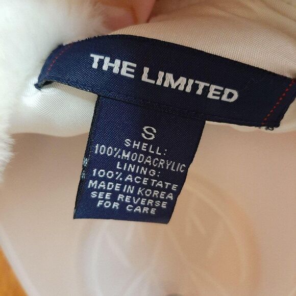 Vintage 90s The Limited Plush Vest sz S - Picture 4 of 4